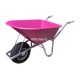 Tuin Kruiwagen 100L Kunststof Fuchsia