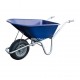 Tuin Kruiwagen 100L Kunststof Blauw (doos verpakking)