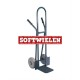 Steek-krattenwagen PRO 300kg softwiel