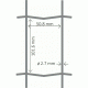 ArcelorMittal Parco Crapal2 (Vierkant Gelast Gaas) 50,8x101,6mm 2,7 200cm verzinkt