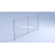 Bouwhek Type 10 b350 x h200cm naverzinkt