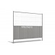 Bouwhek City Fence Combi half dicht b216 x h200cm 