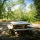 Boomstam picknicktafel Kastanje + Eiken familie-rondom