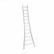 Maxall Ladder enkel uitgebogen 16 sporten 4,25m 65mm