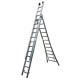 Maxall Reform Ladder 3-delig uitgebogen 5,50m geanodiseerd